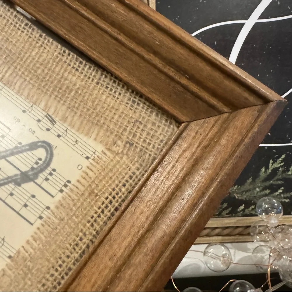 Vintage framed wall